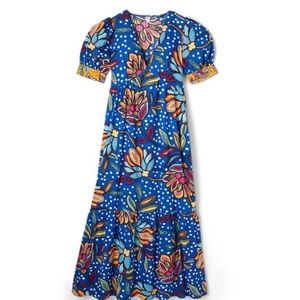 Tabitha Brown x Target Women's Mixed Floral/Polka Dot Puff Sleeve Dress Size 6